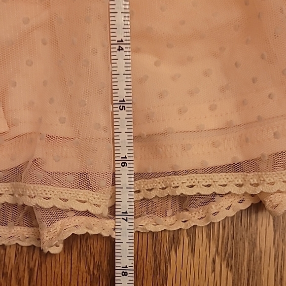 Little Lass Denim And Pink Lace Casual Sleeveless Snap Button Dress LOT H - Picture 5 of 7